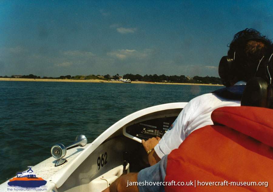 AP1-88 hovercraft promotional day by BHC -  (credit: The <a href='http://www.hovercraft-museum.org/' target='_blank'>Hovercraft Museum Trust</a>).
